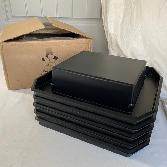 Large Floral Wreath Tray - R1516 - Wholesale 5 Pack