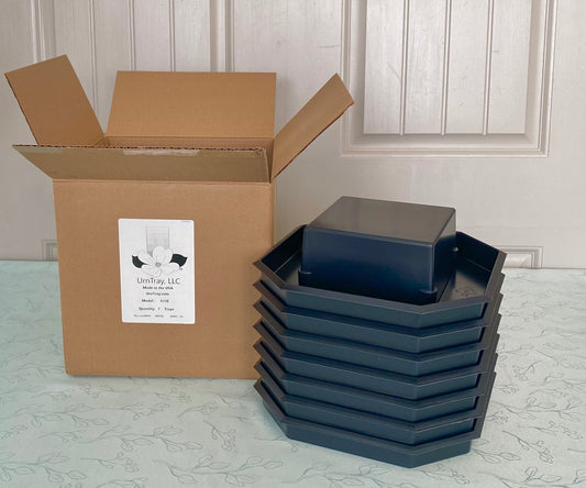 NEW Floral Wreath Tray - S12 - Wholesale 7 pack